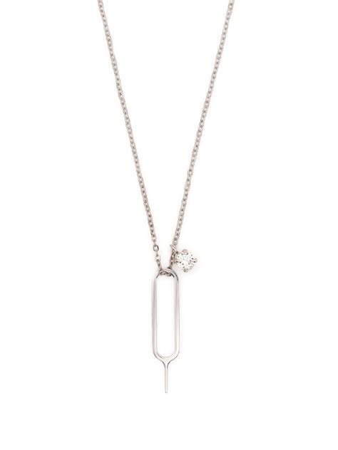 ysl sim key|Sim Key Rhinestone Charm necklace .